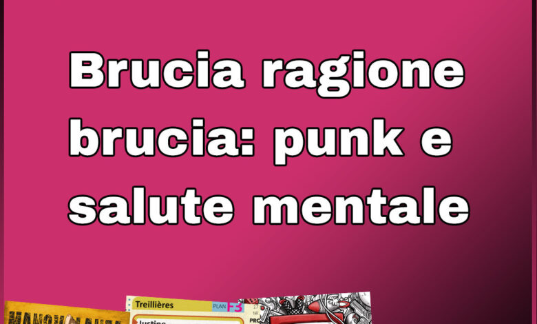 immagine per l'articolo punk e salute mentale