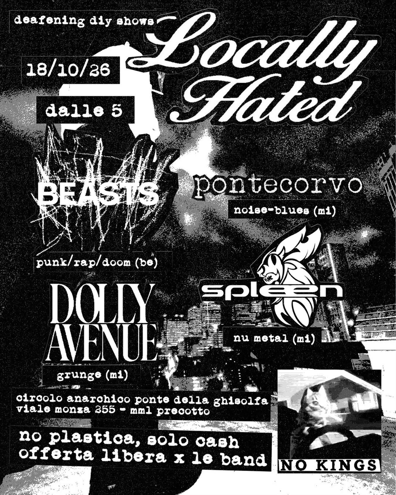Dolly Avenue, Spleen, Pontecorvo, Beasts
