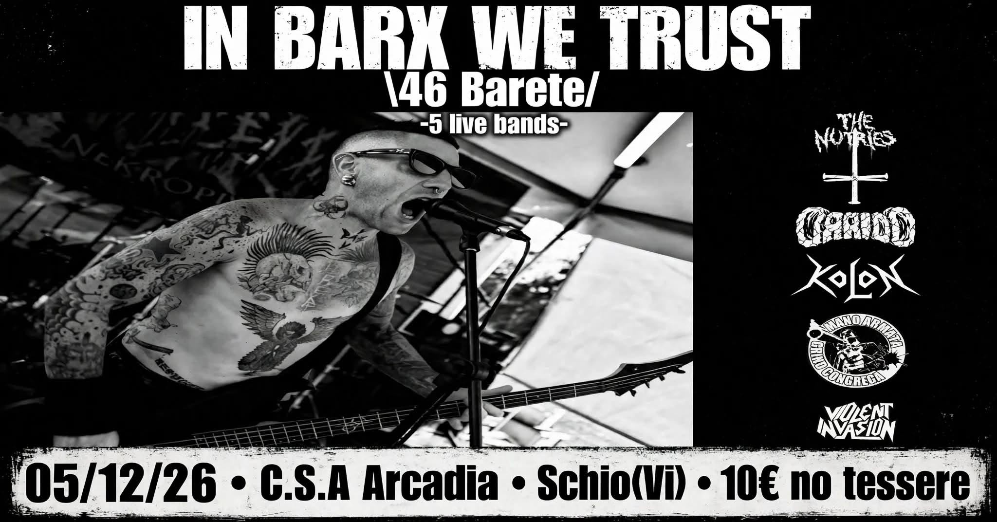 In BarX We trust - \46 Barete/