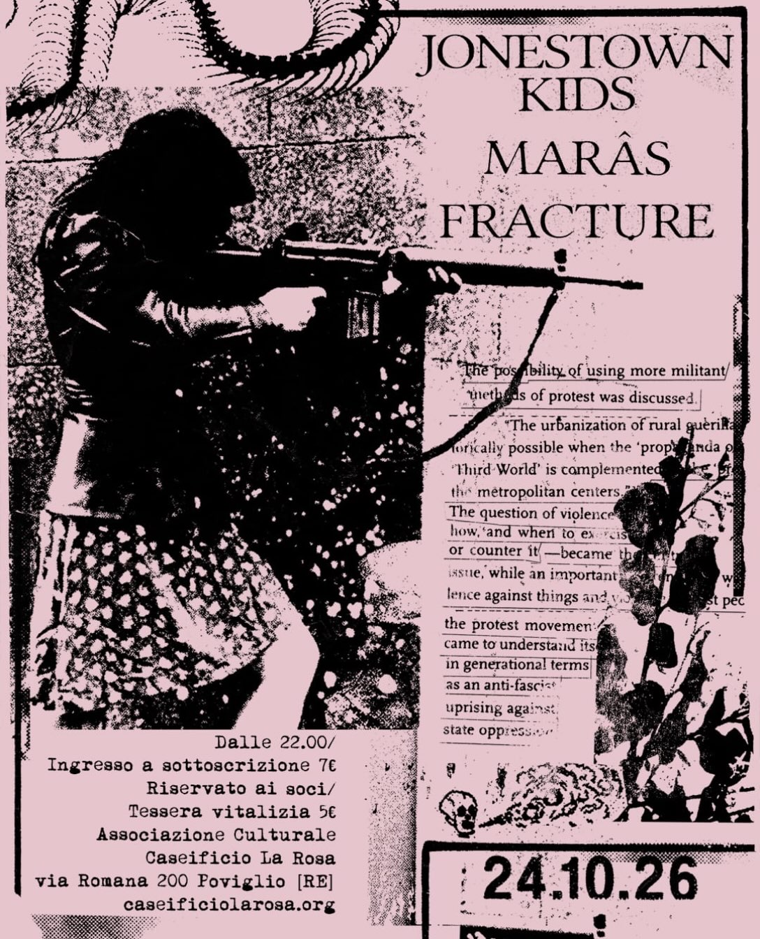 JONESTOWN KIDS + MARÂS + FRACTURE