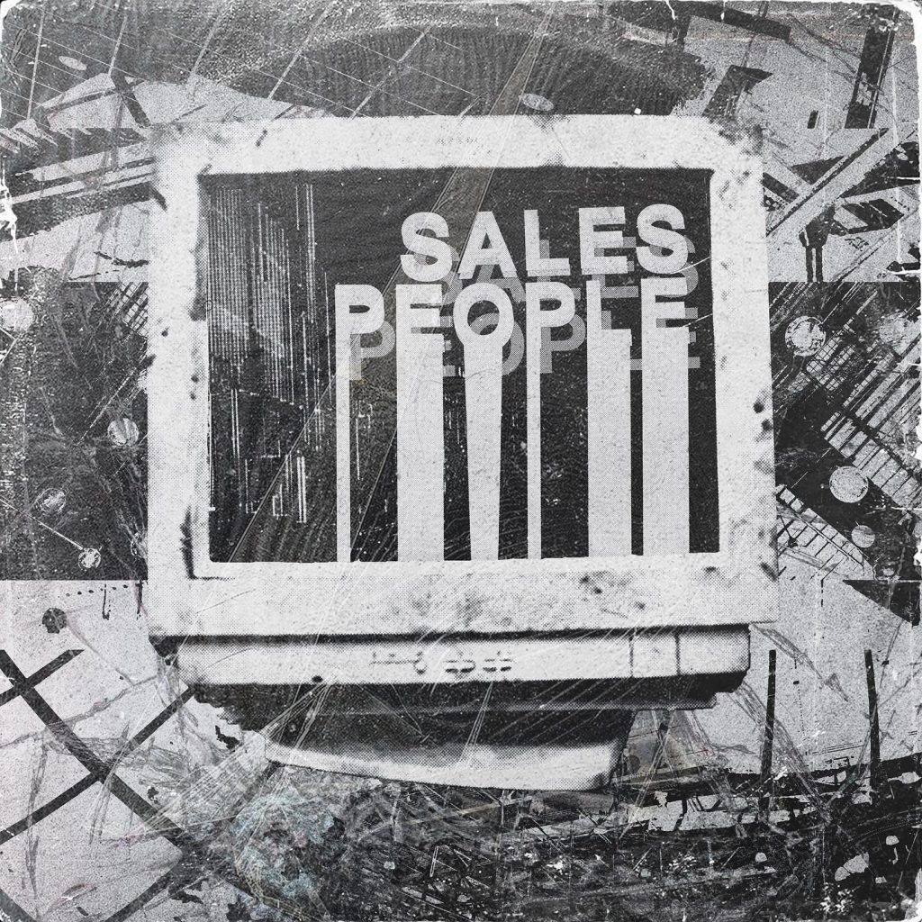 copertina del disco salespeople lacittàdolente