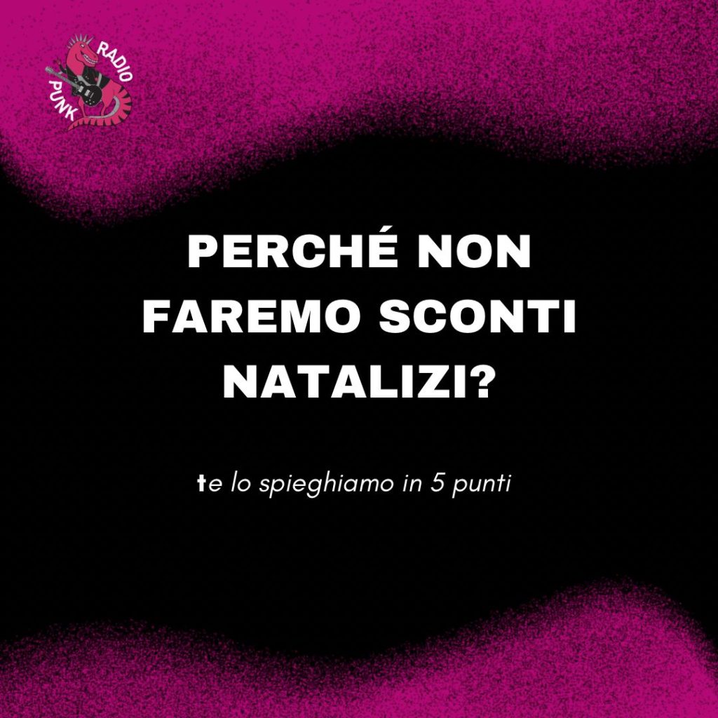 immagine per articolo radio punk editoriale 6 sconti natalizi
